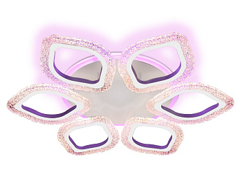 Ambrella Светильник потолочный светодиодный с пультом FA4503/6 WH белый 90W 3000K+BL/4200K+PU/3000K+6400K D560*75 (ПДУ ИК)