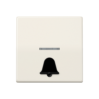 JUNG Клавиша для выключателя с символом "звонок" слоновая кость AS591K1KO5