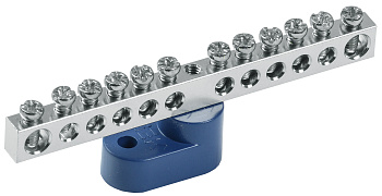 IEK Шина N "ноль" на одном угловом изоляторе Ni ШНИ-6х9-14-У1-С