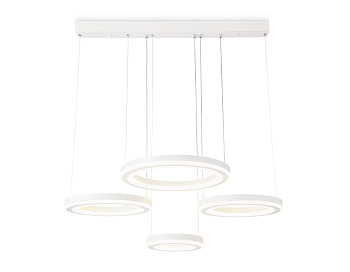 Ambrella Подвесной светодиодный светильник с пультом FA4325/4 WH белый 3000K/4200K/6400K 168W 770*400*720 (ПДУ РАДИО 2.4G)