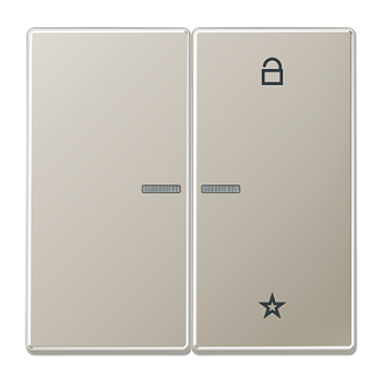 JUNG Центральная плата универсальная, нержавеющая сталь ES1701