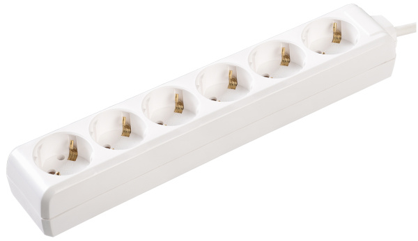 IEK Удлинитель У06 6 мест 2Р+PЕ/3метра 3х1мм2 16А/250