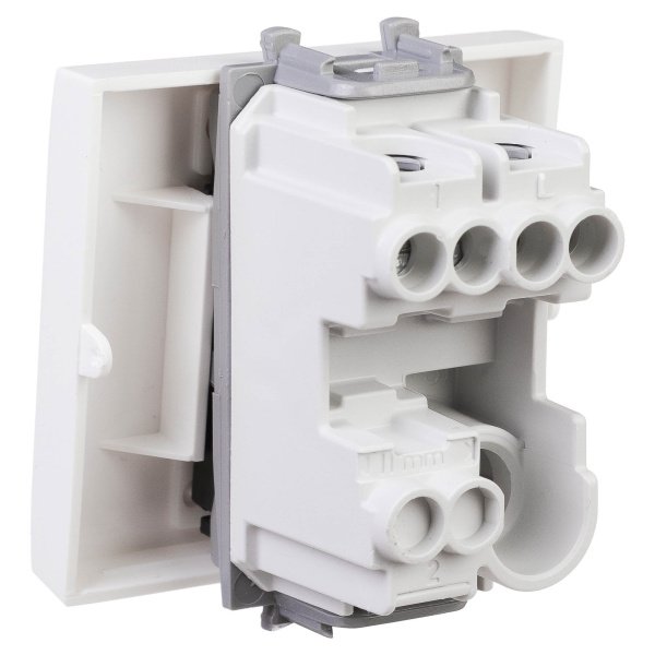 Купить DKC Кнопка одноклавишная модульная, "Avanti", "Белое облако", 2 модуля