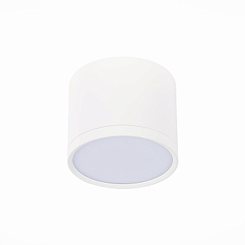 ST Luce ST113.532.09 Светильник потолочный Белый LED 1*9W 3000K 702Lm Ra>80 120° IP20 D88xH75 170-240V