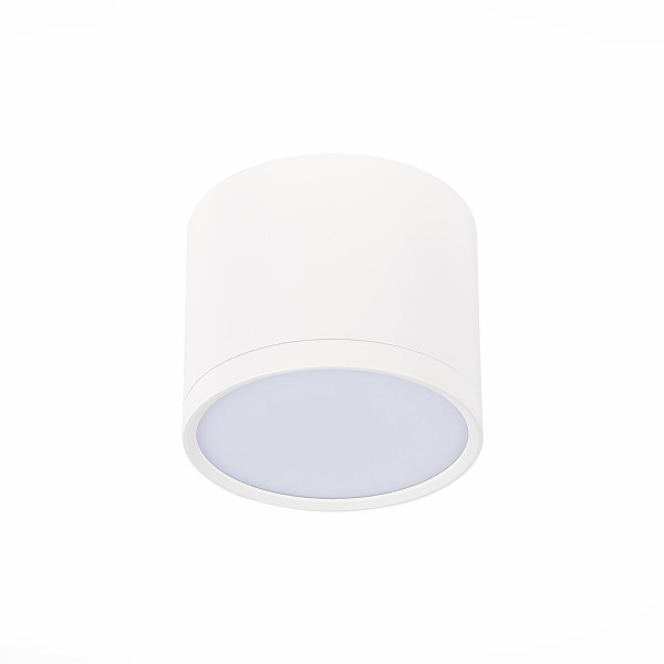 ST Luce ST113.532.09 Светильник потолочный Белый LED 1*9W 3000K 702Lm Ra>80 120° IP20 D88xH75 170-240V