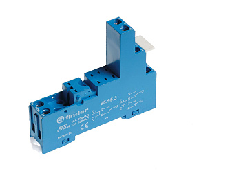 Finder Розетка с винтовыми клеммами (с зажимной клетью) для реле 40.51, 40.52, 40.61, 40.62; применяются модули 99.80; в комплекте пластиковая клипса 95953SPA