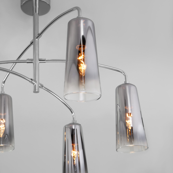 Купить Eurosvet Потолочная люстра в стиле лофт 70137/6 хром a057694