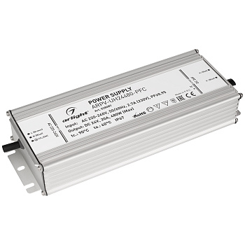 Arlight Блок питания ARPV-UH24480-PFC (24V, 20A, 480W) (IP67 Металл, 7 лет) 028087