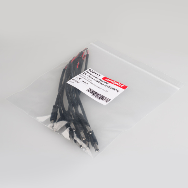 Купить Arlight Разъем выводной DC-2pin-L150mm-X1M (PAPA) (-) 022355