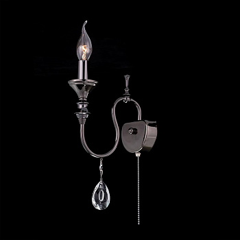 Citilux CL437314 Рига Черн.Хром Светильник Бра