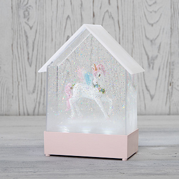 NEON-NIGHT Декоративный светильник «Единорог» с конфетти и мелодией, USB 501-186