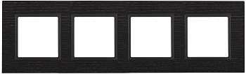 ЭРА 14-5304-05 Elegance Черн.дерево/антрацит Дерево Рамка 4-ая
