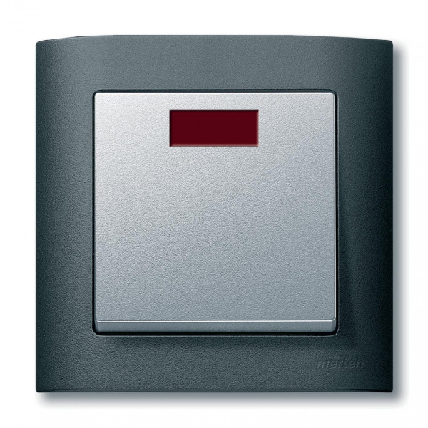 Купить SE Merten SM Антрацит Клавиша 1-ая с окошком, без линзы MTN433814