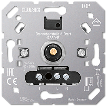 JUNG Роторная спутниковая вставка 3-проводная 1733DNE