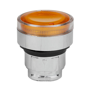 КЭАЗ Головка кнопки OptiSignal D22 A4-PL-5 с подсветкой желтая металл ZB4BW353