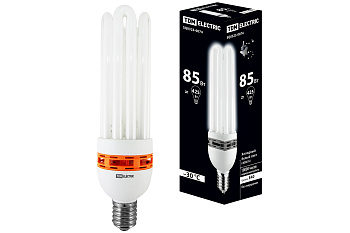 TDM Лампа энергосберегающая КЛЛ-5U-85 Вт-4000 К–Е40 (90х340 мм) SQ0323-0074