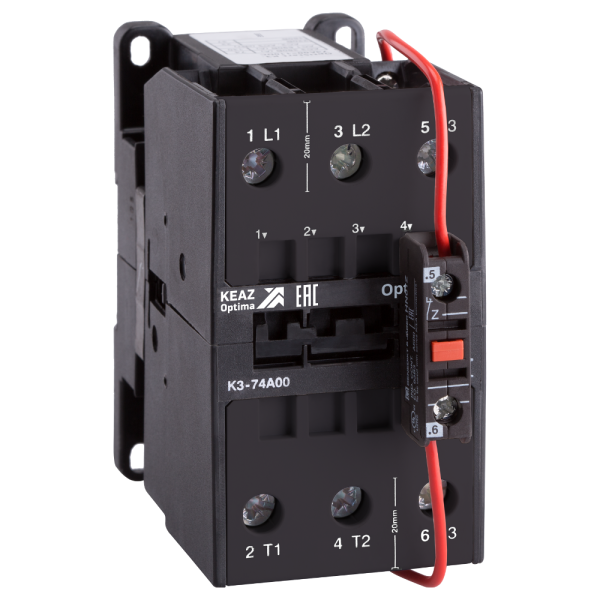 КЭАЗ Контактор OptiStart K3-74A00=24DC 117221