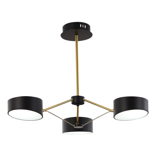 Evoluce SLE6005-402-03 Светильник потолочный Черный/Черный LED 3*10W