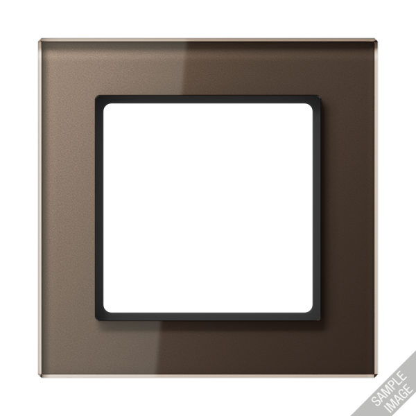 JUNG A creation Стекло Мокка Рамка 5-ая AC585GLMO