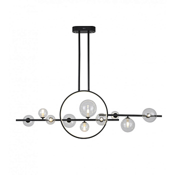 Kink Light 09408-10L,19 Люстра Иона черный w120*25 h95 G9 50W+Led 17W (4000K) (Led лампы в комплекте 4000К)