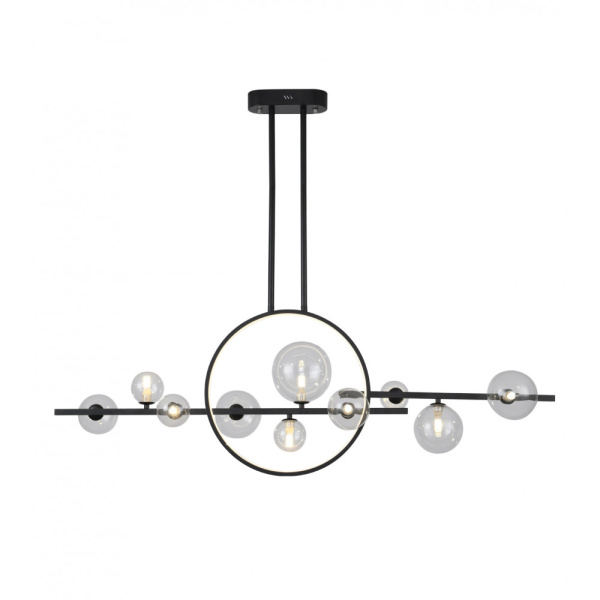 Kink Light 09408-10L,19 Люстра Иона черный w120*25 h95 G9 50W+Led 17W (4000K) (Led лампы в комплекте 4000К)