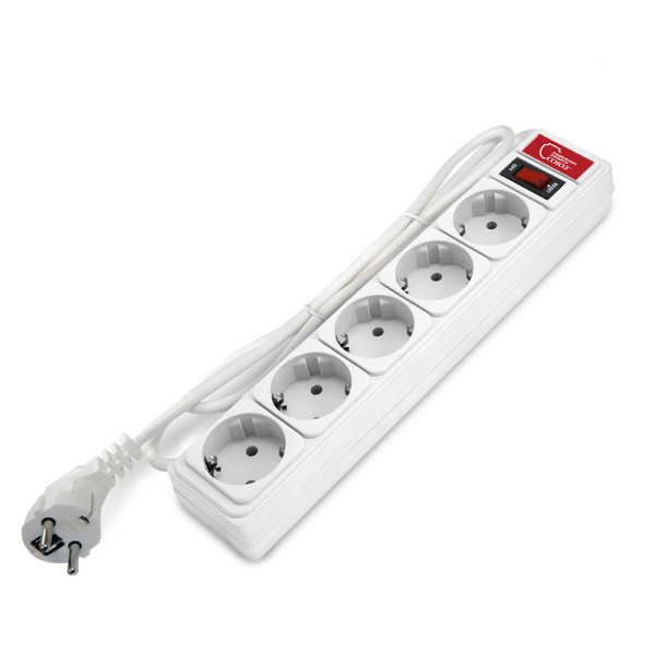 СОЮЗ Сетевой фильтр ПВС 3*0,75 1,5 м белый премиум упаковка 1324.