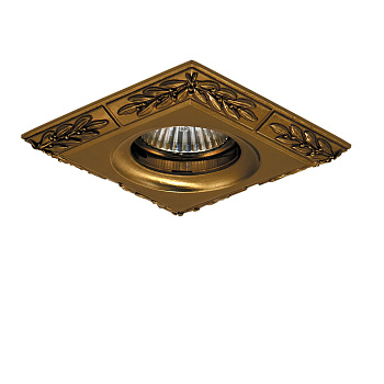 Lightstar Helio Бронза/Бронза/Бронза Встраиваемый светильник Helio 011148 GU5.3 1х50W IP20