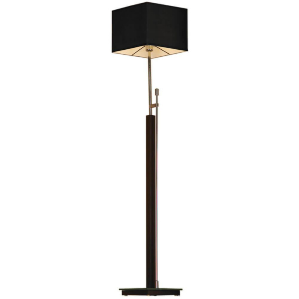 Lussole S.R.L Металл Хром / венге Ткань Торшер E27 60W LSF-2575-01