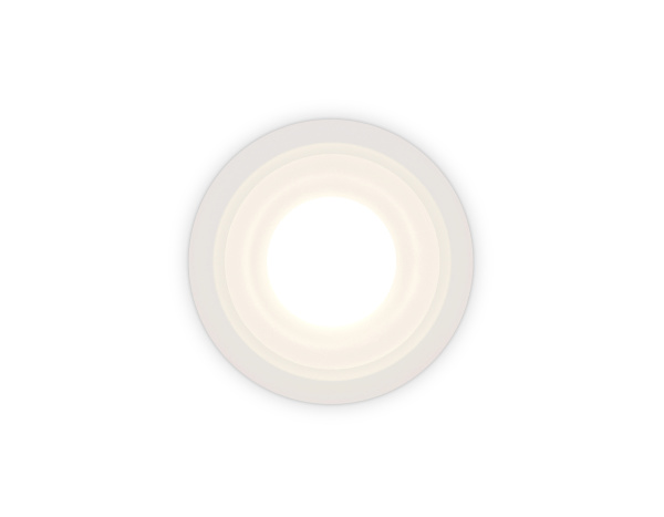 Купить Ambrella Встраиваемый точечный светильник с акрилом TN1311 SWH/FR белый песок/белый матовый GU5.3 D98*45