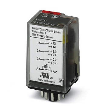 Phoenix Contact REL-OR-BL/L-230AC/3X21 Одиночное реле 1032538