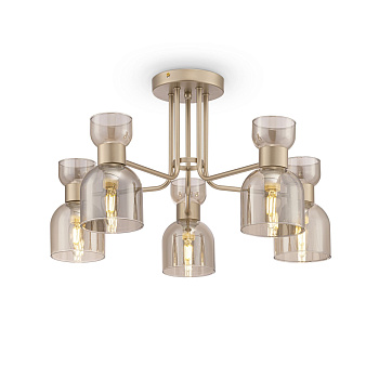 Freya Modern Isla Матовое Золото Люстра FR5094PL-05G Freya Modern Isla Матовое Золото Люстра FR5094PL-05G