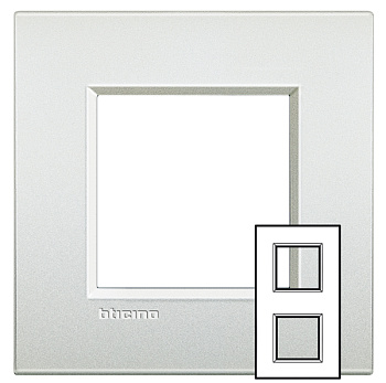 BT LL Белый жемчуг Рамка AIR 2+2 мод 71мм LNE4802M2PR