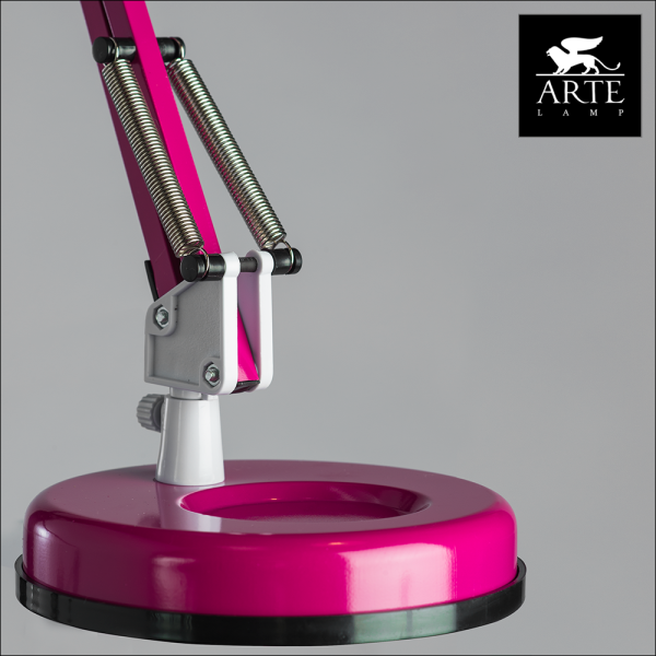 Купить Arte Lamp Junior Фуксия Лампа настольная офисная 40W E27 A1330LT-1MG