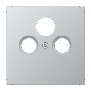 JUNG LS 990 Алюминий Накладка TV-SAT-FM розетки AL2990SAT