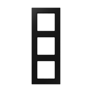 JUNG A 550 Черный матовый Рамка 3-ая A5583BFSWM