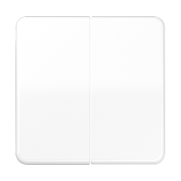 JUNG CD 500/CD plus Белая Накладка светорегулятора 2-х канального нажимного CD1565.07WW