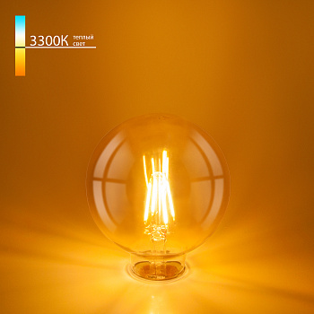 Elektrostandard BLE2704 / Светодиодная лампа Classic F 6W 3300K E27 (G95 тонированный) a048264