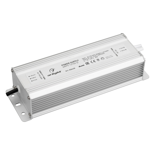 Arlight Блок питания ARPV-12150-D (12V, 12.5A, 150W) (IP67 Металл, 3 года) 026435