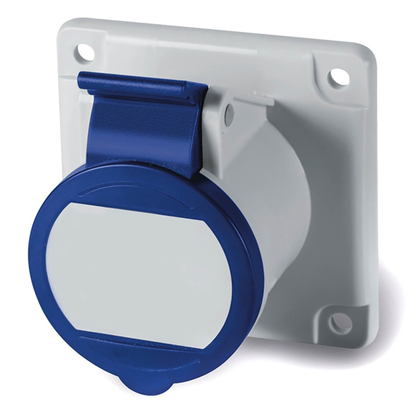 DKC Розетка панельная IP44 16A 2P+E 230В