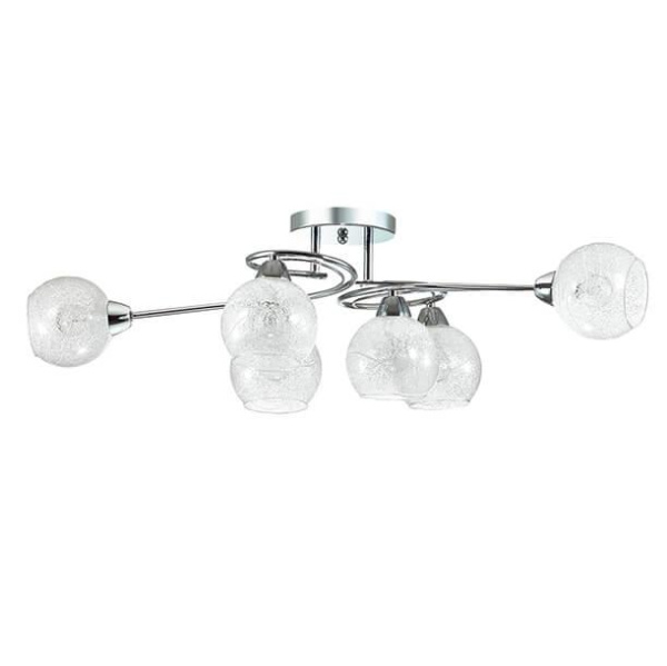 Lumion 3063/6C LN16 113 хром/стекло Люстра потолочная E14 6*60W 220V NEVETTE Купить Lumion 3063/6C LN16 113 хром/стекло Люстра потолочная E14 6*60W 220V NEVETTE