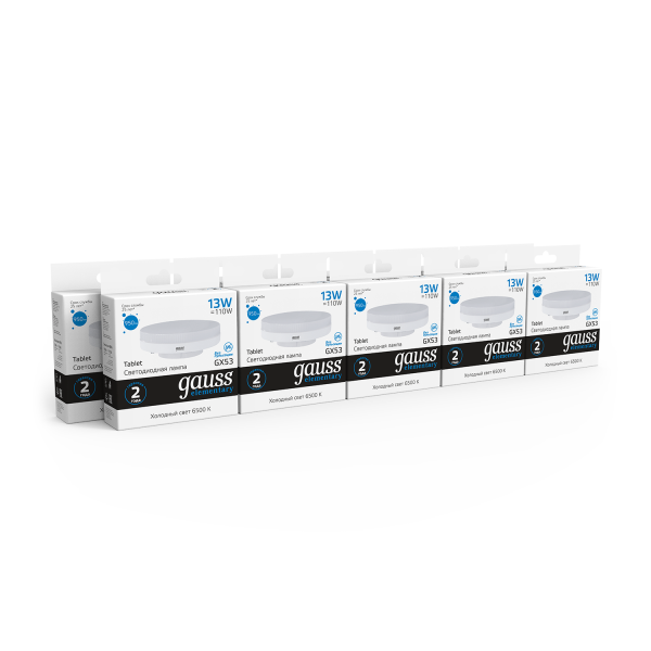 Купить Gauss Лампа Elementary GX53 13W 950lm 6500K LED 83833