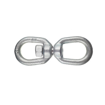 Tech-Krep Вертлюг петля-петля оцинк. 12мм (1 шт) - ярлык 112755