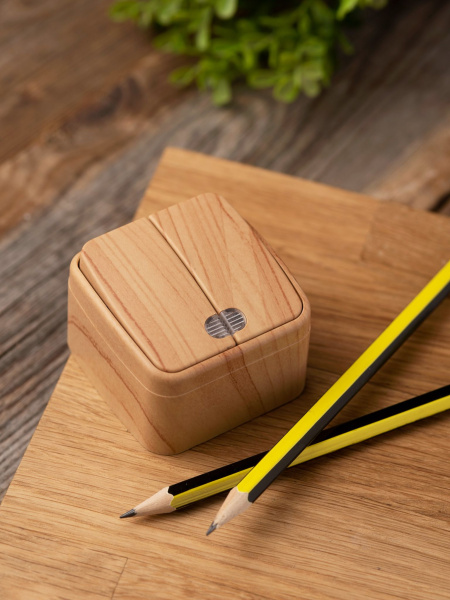 Купить EKF Basic Минск Светлое дерево Выключатель 2-кл с индикатором,  10А, ОП