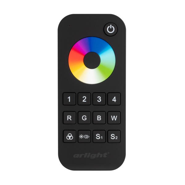 Купить Arlight Пульт SMART-R26-RGBW Black (4 зоны, 2.4G) (IP20 Пластик, 5 лет) 023477