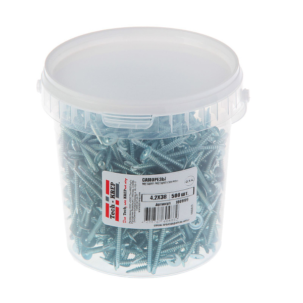 Tech-Krep Саморез ШСММ св. 4,2х38 (500 шт) - ведро 100999