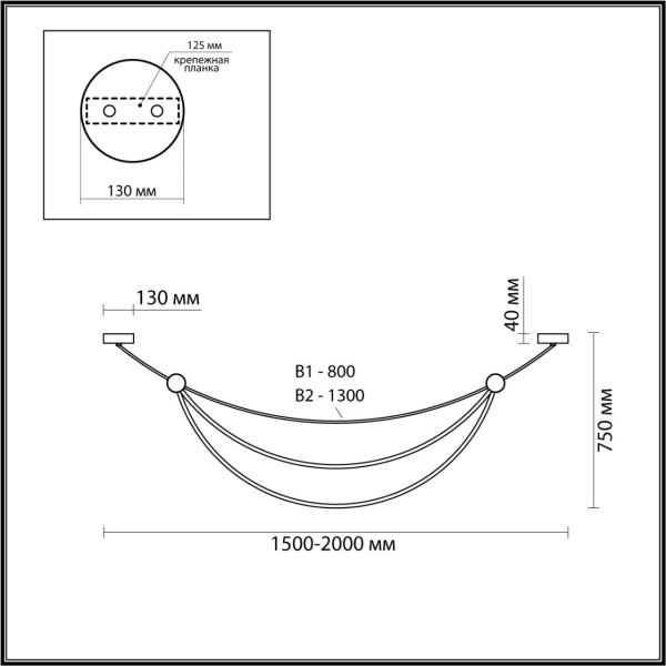 Купить Odeon Light 4378/65L HIGHTECH ODL23 221 черный/античная бронза/акрил/металл Подвесной светильник IP20 LED 65W 3250Лм 3000K GABI