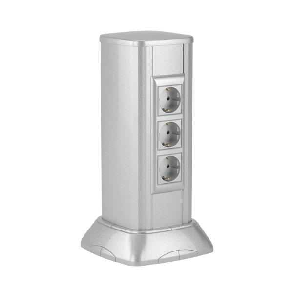 Купить DKC Миниколонна алюминиевая 0,35 м, цвет светло-серебристый металлик