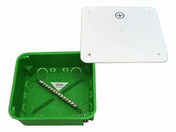 Hegel Коробка уравнивания потенциалов д/полых стен, 18 вводов, внутр разм 156x136x68 мм, ниша: 160x140x70, IP30 КУП1204-И