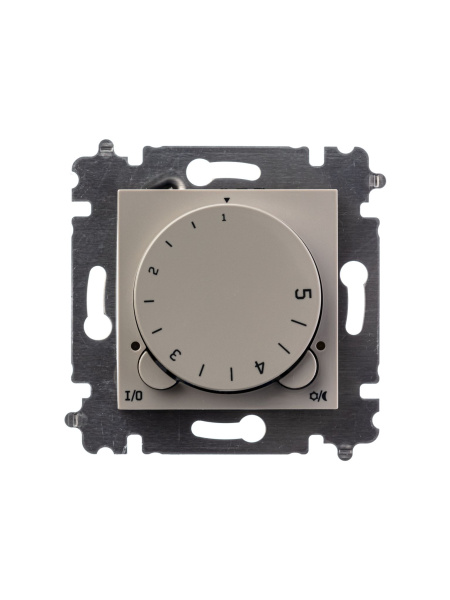 Купить ABB EPJ Levit кофе макиато / белый Терморегулятор универсальный, с поворотной ручкой, 16A 2CHH920003A6018