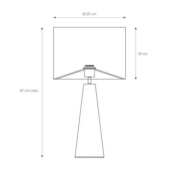 Купить Lucide EXTRAVAGANZA VELVET Бирюзовый Настольная лампа 10501/81/37